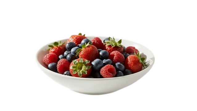 mixed berries in a bowl