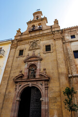 Fototapeta premium Facade of San Juan de Dios church in Antequera, Andalusia, Spain, Europe