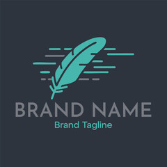 Feather Quill Logo for Authors, Writers, and Publishers