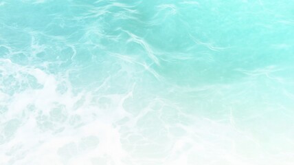 Obraz premium Turquoise ocean gradient with textured waves for modern design projects