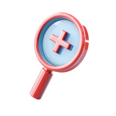 Fototapeta premium 3D zoom in icon with magnifying high quality commercial stock photo clean simple design detail background image clear visual high quality commercial stock photo clean simple design detail background i