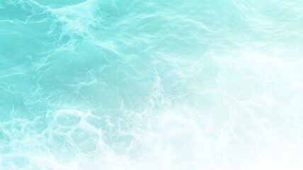 Obraz premium Turquoise ocean waves textured gradient for creative background design