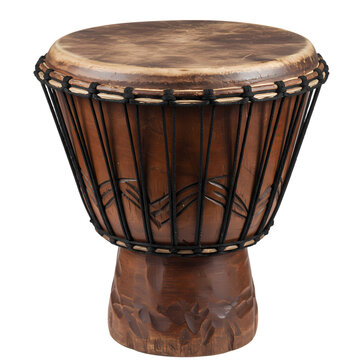 African Djembe Drum: Percussion Instrument Detail