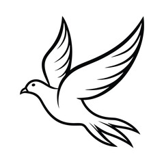 dove of peace vector