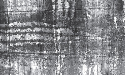 Abstract monochrome background with a strong horizontal brushed texture. Scratched linear pattern with a rough striated surface ideal for creating a distressed wood grain or metal effect.