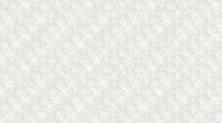 Subtle White Abstract Texture Seamless Pattern - Light Scribble Vector Background for Design