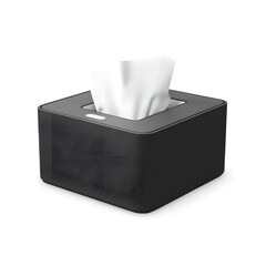 Minimalist Tissue Box: A sleek, modern black tissue box with a simple design, perfect for adding a touch of understated elegance to any space. 