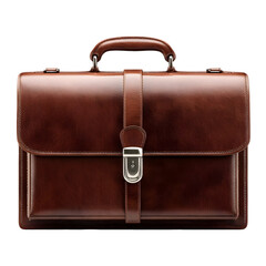 Classic Leather Briefcase: A timeless, sophisticated leather briefcase, meticulously crafted, epitomizing professionalism and elegance, ready for any business endeavor.
