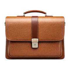 Timeless Leather Briefcase: A classic leather briefcase, exuding an aura of timeless elegance. Perfectly portrays professionalism and sophistication. The leather surface showcases craftsmanship.
