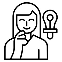 Revolutionary Thinker Vector Icon