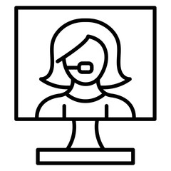 Helpdesk Vector Icon