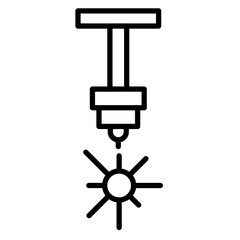 Laser Vector Icon