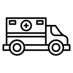 Ambulance Siren Vector Icon