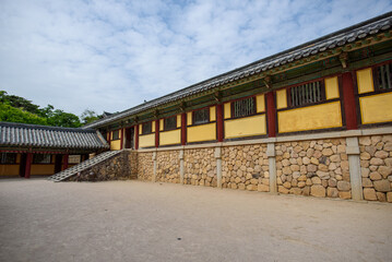 Bulguksa Buddhist temple, UNESCO World Heritage Site in Gyeongju, South Korea