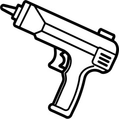 Shrink Wrap Tool Line Art Vector Design