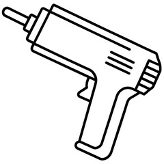 Shrink Wrap Tool Line Art Vector Design