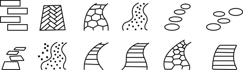 Misty stone walkway set through authentic garden landscape at dawn featuring traditional oriental design elements embraced by gentle fog creating mysterious spiritual atmosphere for contemplation