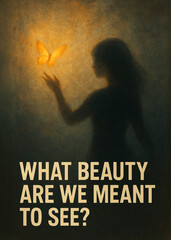 Sufi-Inspired Poster Portraying the Beauty of Creation as Divine Art That Traces Back to God Himself