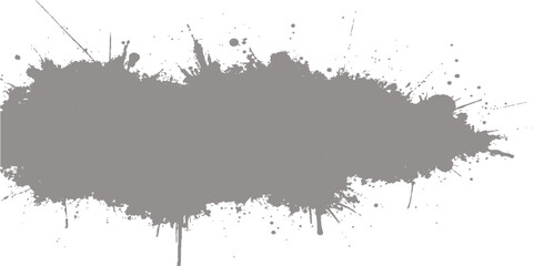 Black vector grunge ink splat frame with a dirty texture and vintage paper art design