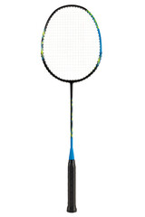 Badminton Racket Bat and Shuttlecock On PNG Transparent Background .Cut-Out Clipping Path With Adobe Photoshop Pen Tool . PNG Transparent Badminton Racket. 