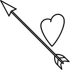 Love Arrow Vector