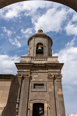 Obraz premium Las Palmas de Gran Canaria Canary islands Spain belfry of the cathedral of St Ana.