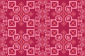 seamless pixel pattern, seamless pattern illustration