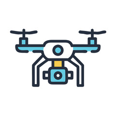Supervised Learning Icon – AI Algorithm Concept Line Vector