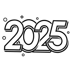 Celebrate 2025 Vector