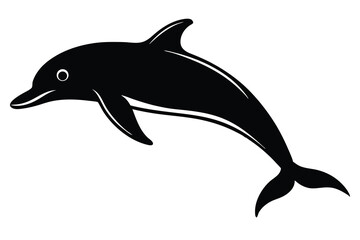 Obraz premium dolphin-image-silhouette-vector-art-and-illustrati.eps