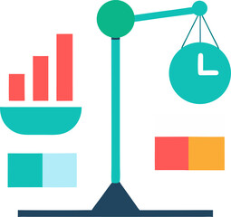 Abstract concept illustration of a glass of water, a refreshing icon and symbol of business art designAbstract concept illustration of a glass of water, a refreshing icon and symbol of business art de
