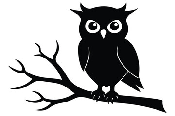 silhouette-of-an-owl-sitting-on-a-tree-branch--hal.eps