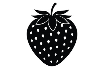 strawberry-fresh-fruit-icon-vector-illustration