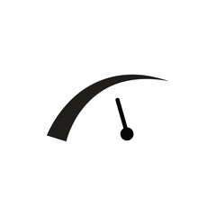 speedometer  logo icon  illustration flat