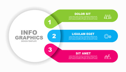 Infographic design template with place for your data. Vector illustration.