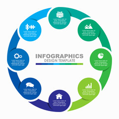 Infographic design template with place for your data. Vector illustration.