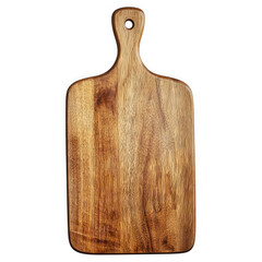 Fototapeta premium Wooden cutting board isolated on transparent background