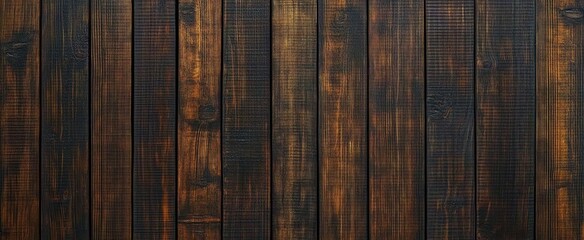 dark brown wooden planks with distinct grain texture and natural patterns arranged vertically