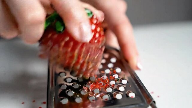 Zesting Large Glass Strawberry