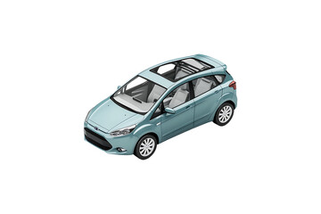 Obraz premium Passenger modern car assembled high quality realistic image