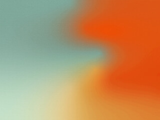 Orange and Teal Gradient Background. Abstract Blurred Warm and Cool Tones for Creative Designs, Abstract Wallpapers, and Digital Art Projects.