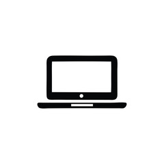 Sleek Laptop Icon Minimalist Design for Digital Projects