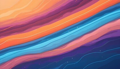  Modern Cartoon Background with Animated Lines: Playful Template for Fun Visuals