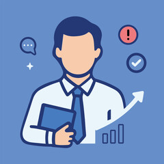 Digital transformation concept illustration