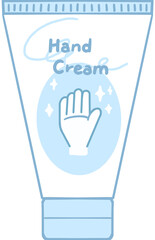 핸드 크림 미용 튜브 일러스트