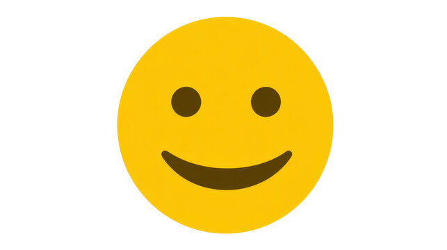 Joyful Expression: A simple yet universally recognized emoji represents pure happiness, its cheerful face conveying a sense of contentment and optimism. 