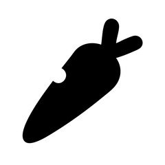 Carrot vegetable symbol icon vector illustration