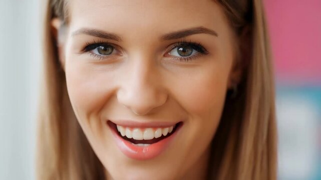 Woman making funny faces and showing tongue