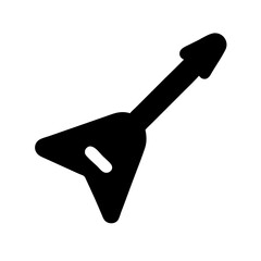 Electric guitar icon vector illustration