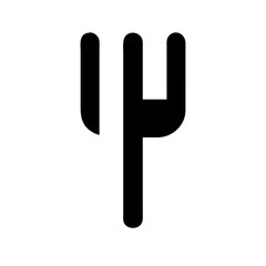 Fork utensil icon vector illustration